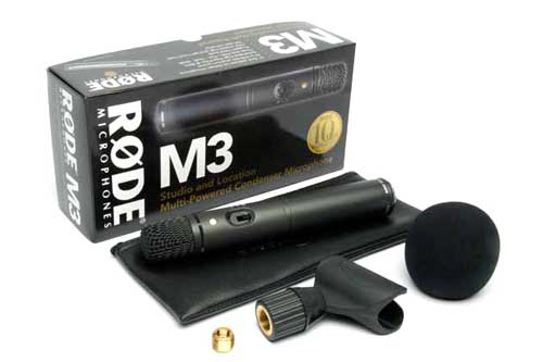 Rode M3 mikrofon tartozkokkal