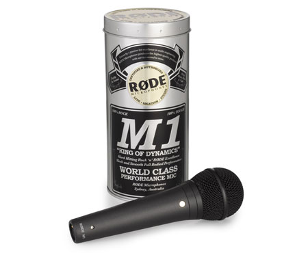 100% kszer egy dobozkban! Az j M1 dinamikus mikrofon a RODE-tl!